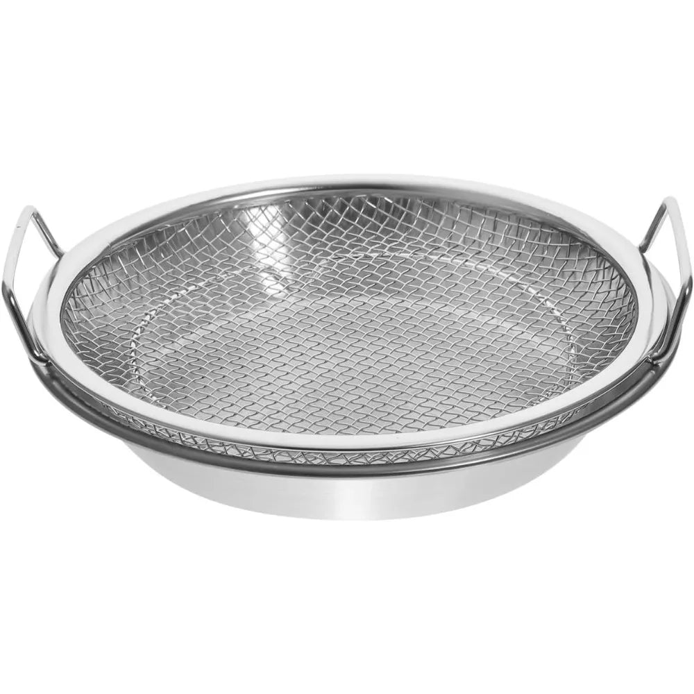 20cm Stainless Steel Oil Filter Strainer Basket with Handle Kitchen Strainer Basket Nixie