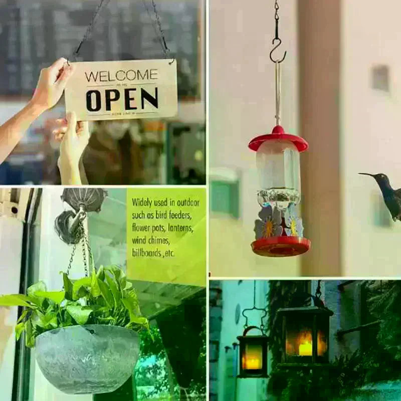 Iron Hanging Chain for Flower Pots, Bird Feeders & Planters