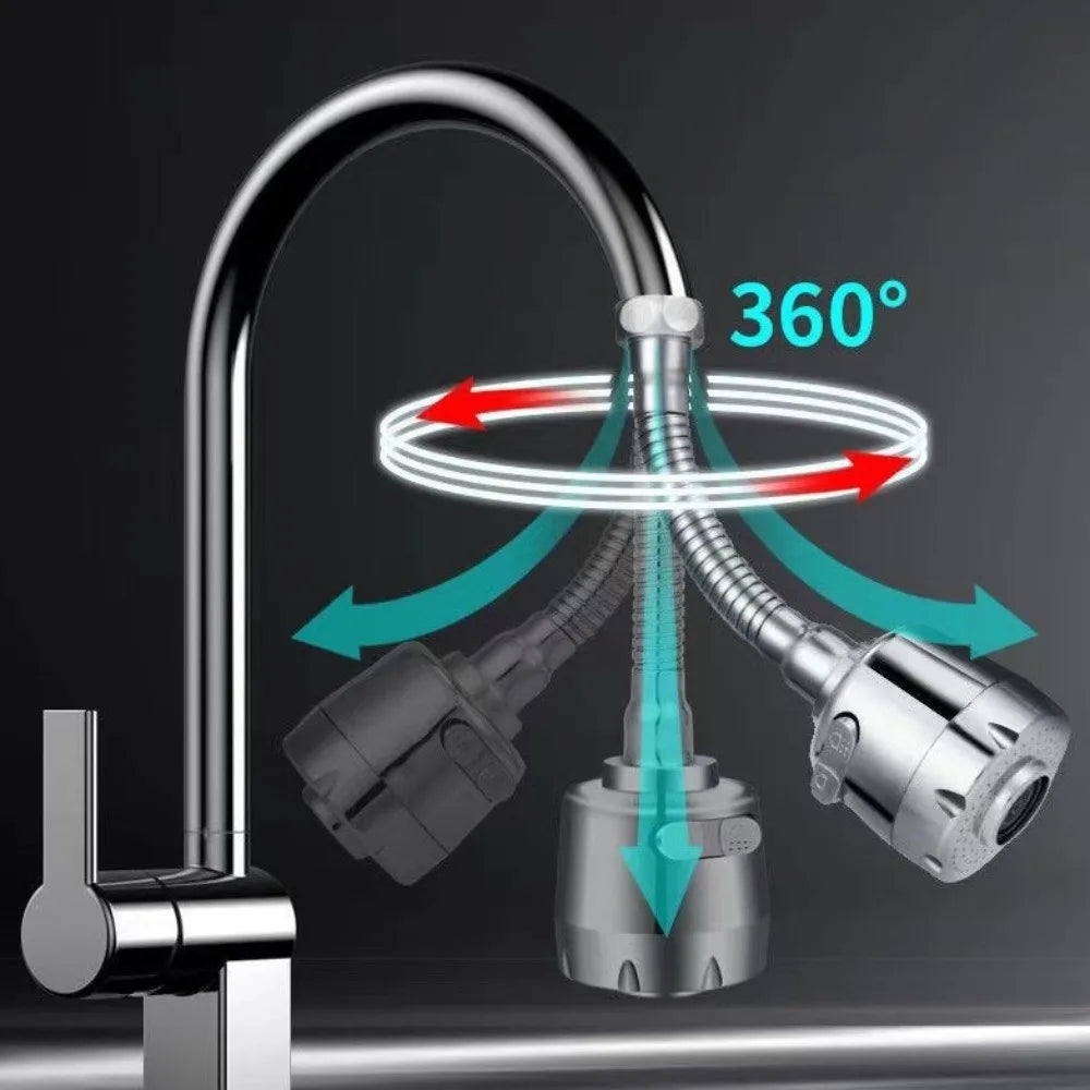 360° Rotating Faucet Bubbler – Water Saving Tap Nozzle
