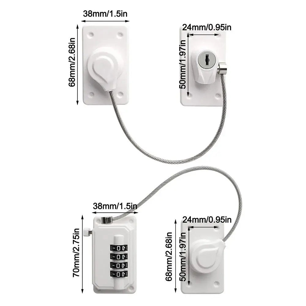 No-Drill Anti-Pinch Child Safety Lock for Windows & Cabinets Child Safety Lock Nixie