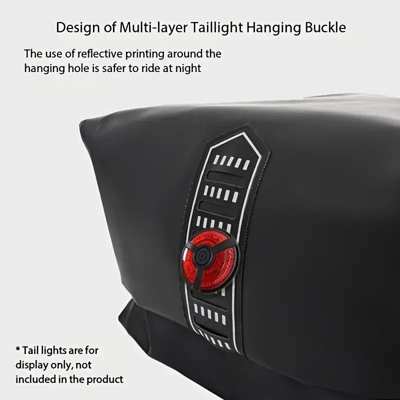 10L Waterproof Bike Seat Bag – Large Saddle Storage Pouch Cycling Saddle Bag Nixie