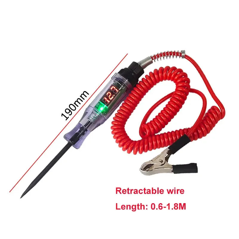 Nixie 6V–24V Automotive Circuit Tester Probe Pen | Car & Truck Circuit Tester Probe Nixie 6-24V
