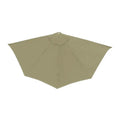 Semi-Circular Umbrella Replacement Canopy UV30+ Outdoor Shade Umbrella Replacement Canopy Nixie Army Green L
