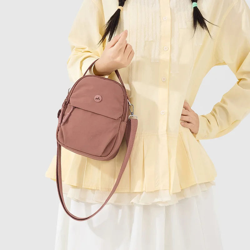 Women's Mini Crossbody Phone Bag – Lightweight Canvas Oxford Crossbody Bag Nixie