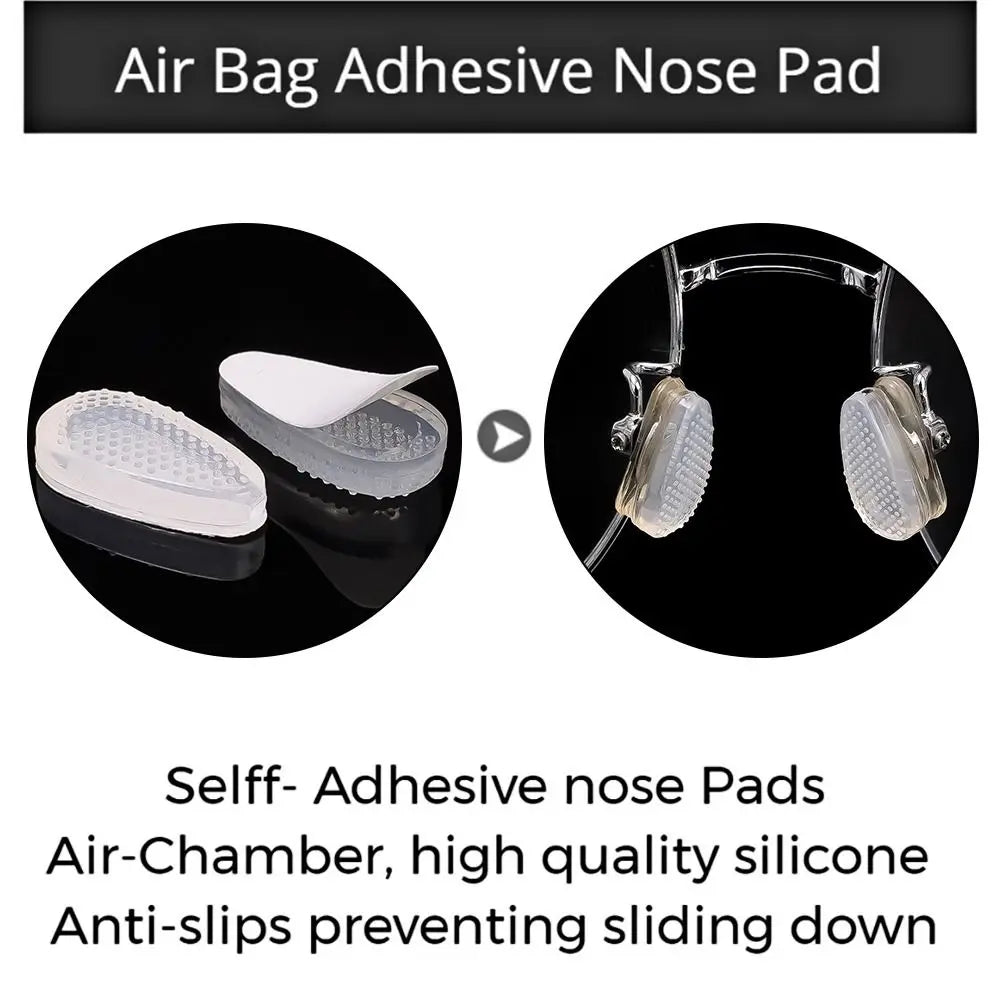 10 Pairs Silicone Glasses Nose Pads – Anti-Slip Adhesive Support Eyewear Nose Pads Nixie