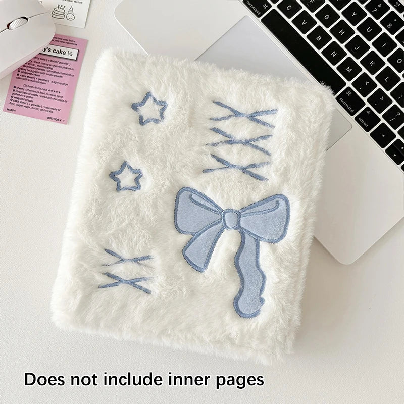 Cute Bow Plush A6 Kpop Photocard Album & Card Holder Photo Card Album Nixie A3