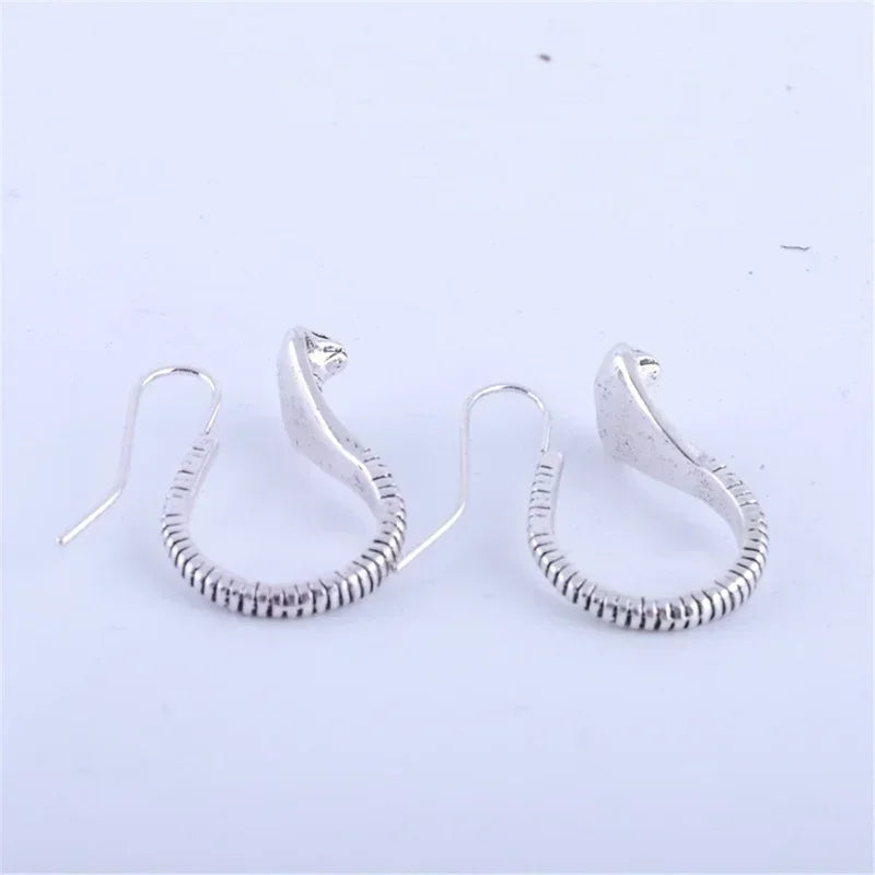Cobra Snake Stud Earrings – Rhinestone Zinc Alloy Fashion Studs Fashion Stud Earrings Nixie