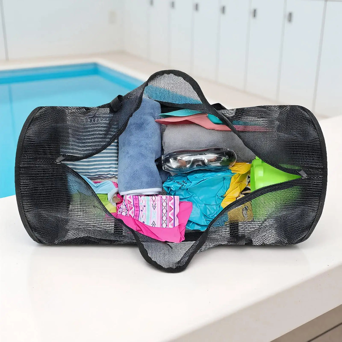 Nixie Mesh Dive Bag – Foldable Snorkeling Duffle Bag Mesh Dive Bag Nixie