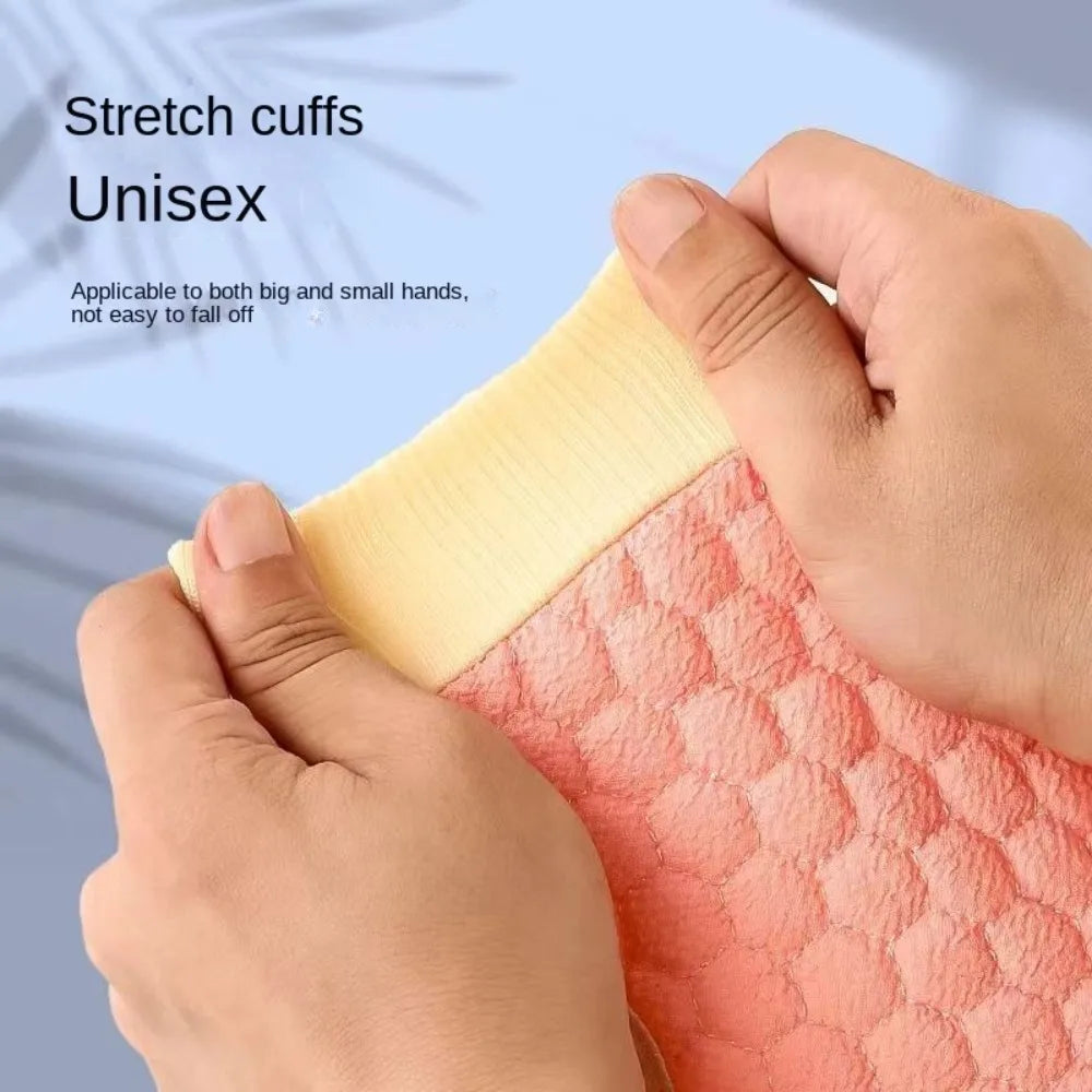 Double-Sided Exfoliating Bath Glove Scrub Mitt for Shower Exfoliating Bath Mitt Nixie