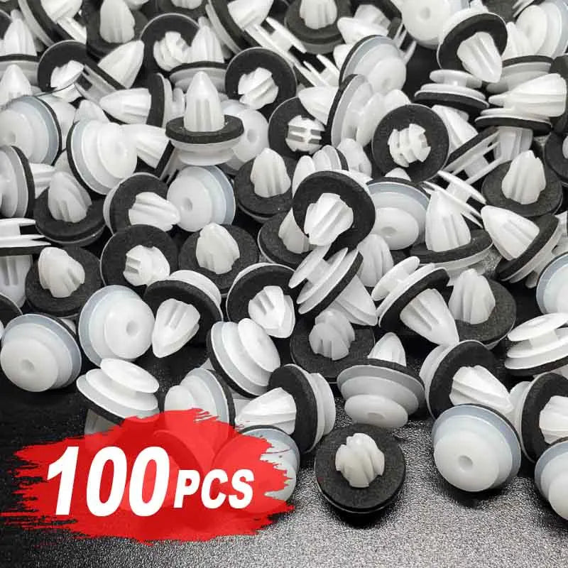 Universal Auto Fastener Clips – Bumper, Trim & Fender Rivets Auto Fastener Clips Nixie 100pcs