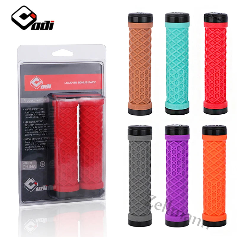 ODI Silicone Lock-On MTB Bike Grips | BMX Handlebar Cover Bike Handlebar Grips Nixie