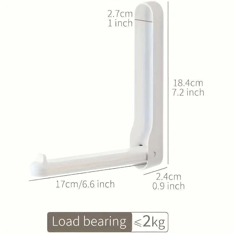 Foldable Clothes Hanger Organizer with Hooks | Space-Saving Rack Hanger Organizer Rack Nixie