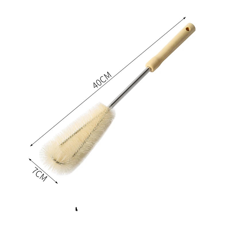 Long Handle Cup Brush – Nylon Bottle & Glass Scrubber