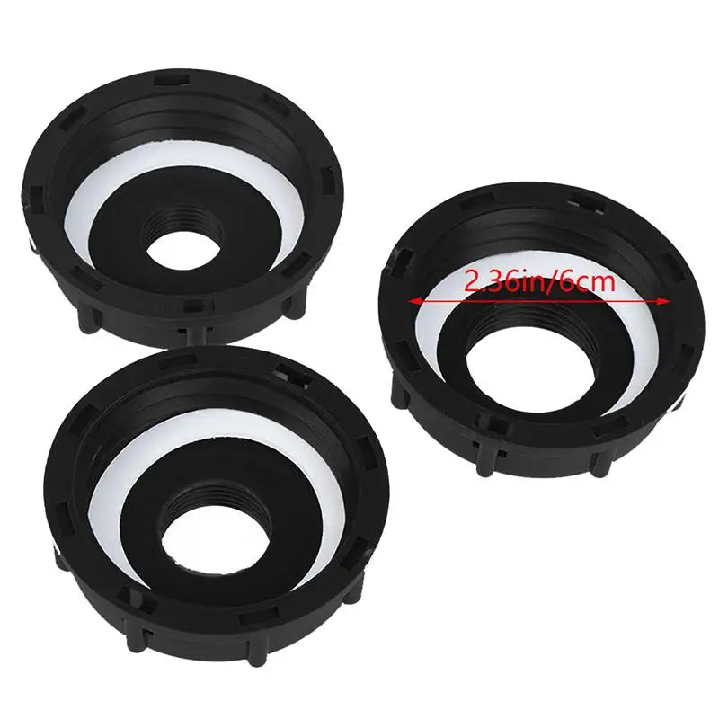 IBC Tank S60X6 Coarse Thread Cap Adapter 1/2" 3/4" 1" Connector