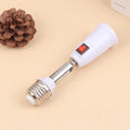 E27 to E27 Flexible Lamp Holder Extension Adapter with Switch Lamp Socket Adapter Nixie Default Title