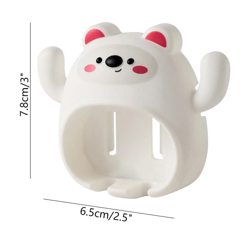 Funny Animal Toothbrush Holder – Kids Wall Suction Cup Toothbrush Holder Nixie