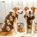 Pet Winter Flannel Pajamas Dog Cat Coat M–7XL | 2.5–35kg Pet Winter Coat Nixie Brown Bear 5XL(15-20kg)