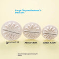 4-Piece Flower Fondant Plunger Cookie Cutter Mold Set Cookie Cutter Mold Nixie onesize