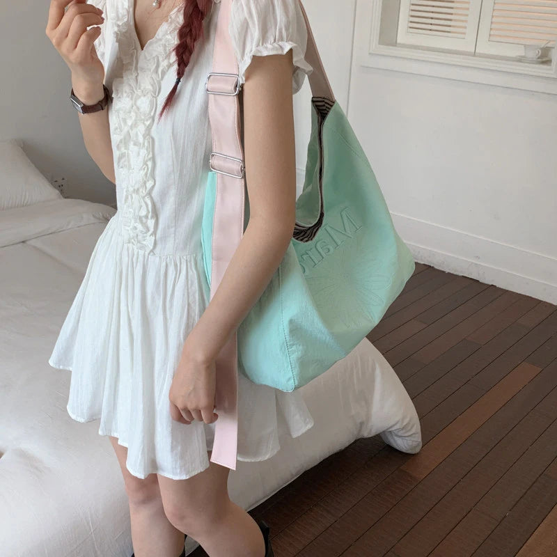 Korean Embroidered Crossbody Bag – Guava Shoulder Handbag Crossbody Handbag Nixie
