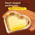 10pc Heart-Shaped Serving Trays with Lids – Reusable PET Serving Tray Set Nixie Default Title