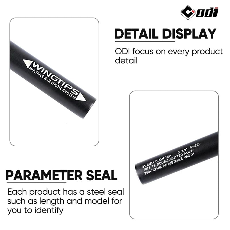 ODI 7050 Aluminum MTB Handlebar 760mm Ultralight Mountain Bike Bar MTB Handlebar Nixie