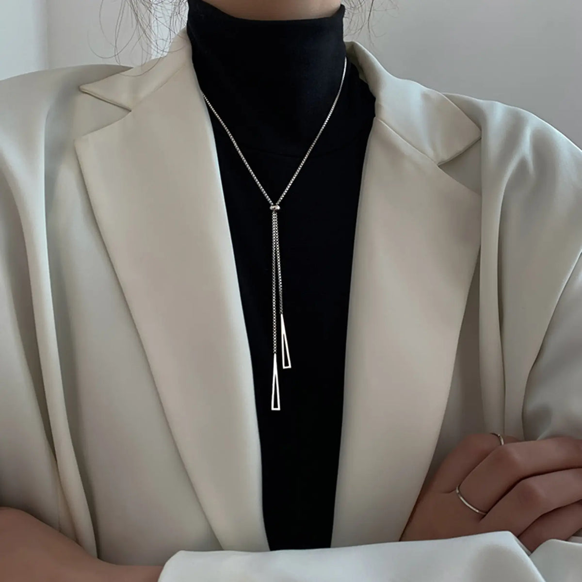 Hip Hop Tassel Pendant Necklace – Adjustable Women's Jewelry Pendant Necklace Nixie