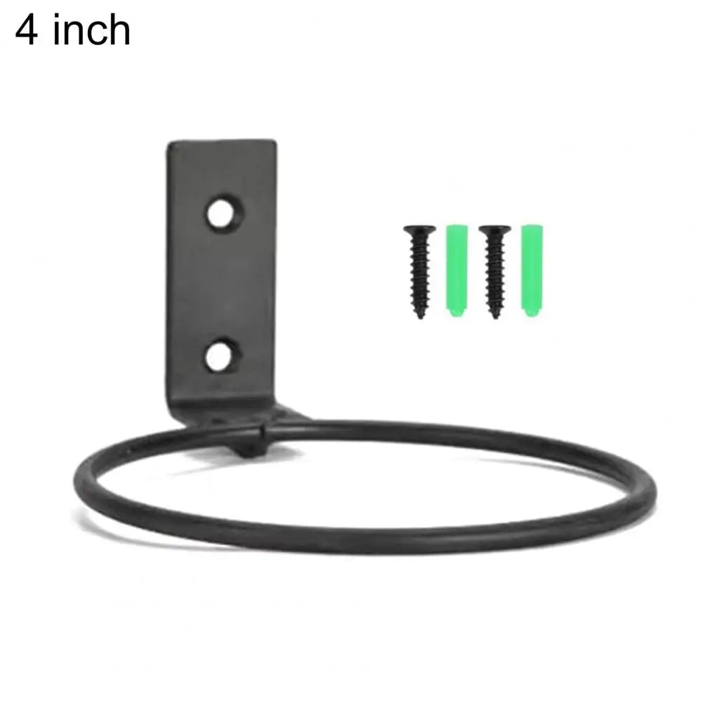 Wall Mounted Metal Flowerpot Holder Ring 4/5/6/8 Inch Sizes