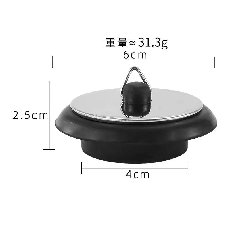 Stainless Steel Sink Stopper with Chain – Leak-Proof Drain Sink Drain Stopper Nixie A