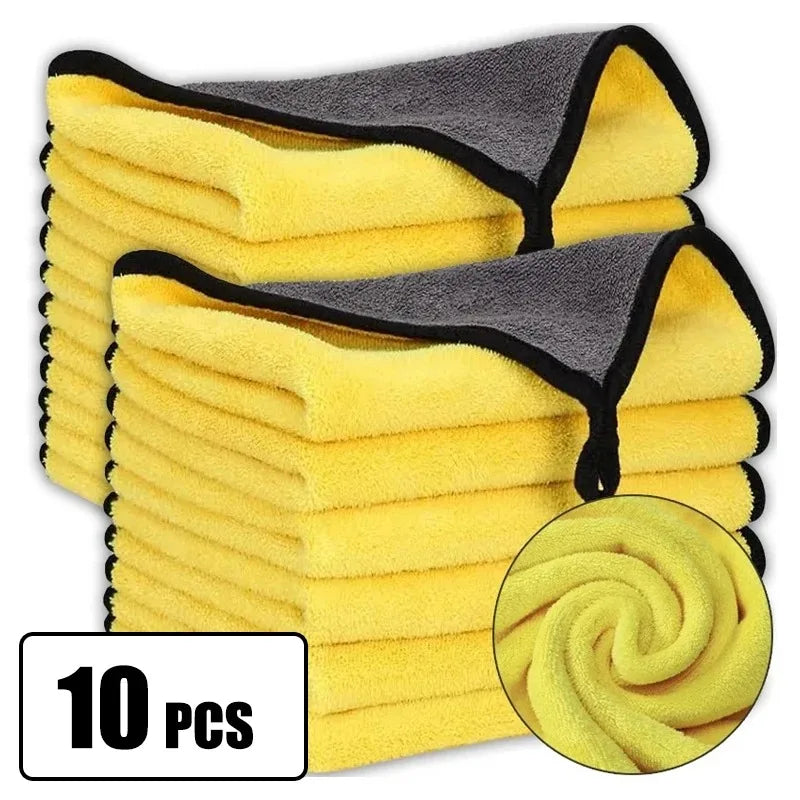 Nixie Microfiber Car Wash Towels – 3-Pack Cleaning Cloths