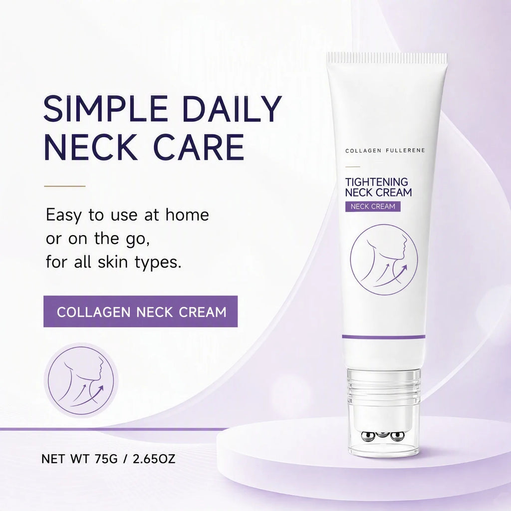 Fullerene Collagen Neck Cream – Hydrating Neck Skincare Neck Cream Nixie