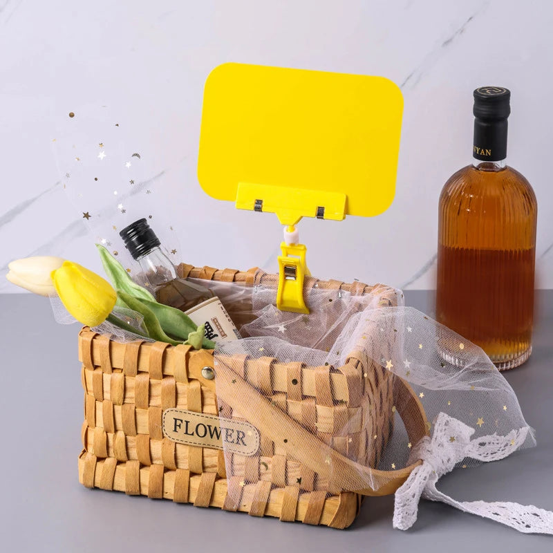 PVC Waterproof Price Tag Sign Holder Clip – Retail Display