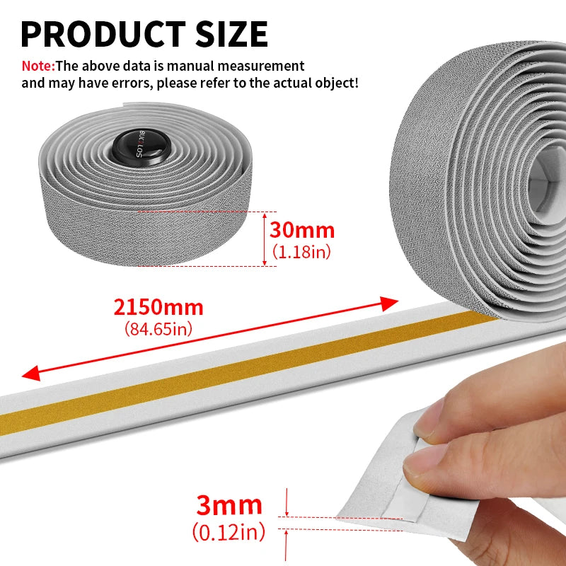 BUCKLOS Bike Bar Tape – Non-Slip Road & Gravel Handlebar Wrap Bike Handlebar Tape Nixie