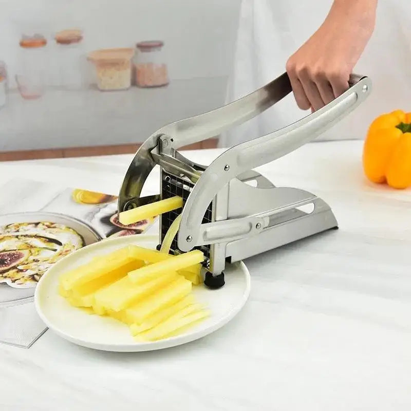 Stainless Steel French Fry Vegetable Cutter | 2 Blade Grids Vegetable Cutter Nixie