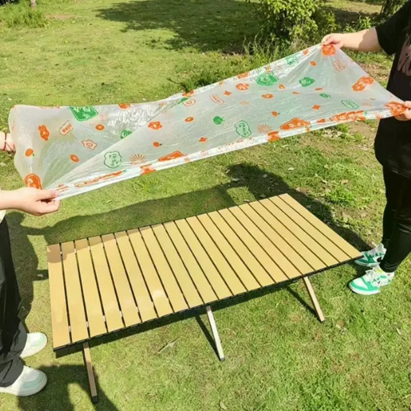10-Pack Disposable Plastic Tablecloths – Waterproof & Oil-Proof Disposable Tablecloth Nixie