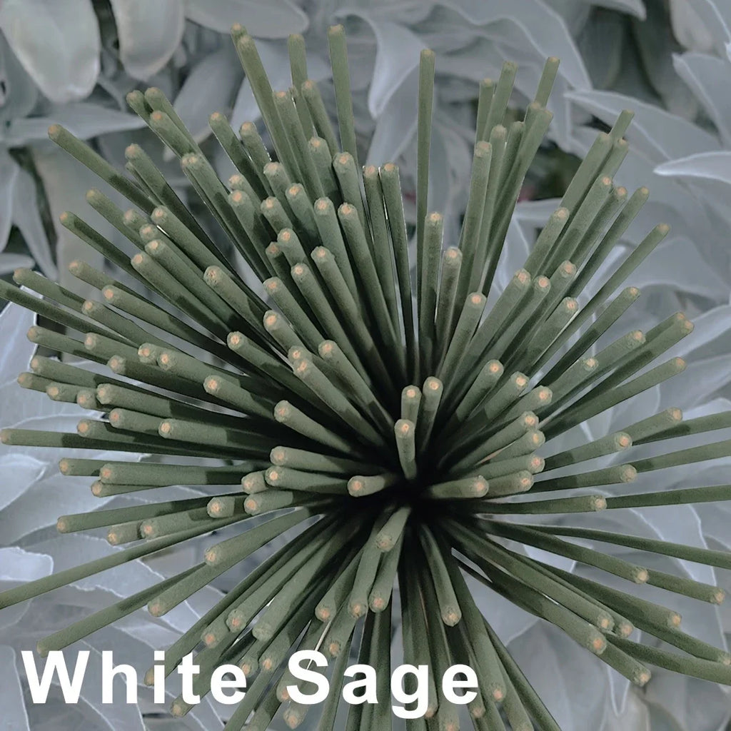 20pcs White Rat Tail Grass Incense Sticks – Yoga & Meditation Incense Sticks Nixie