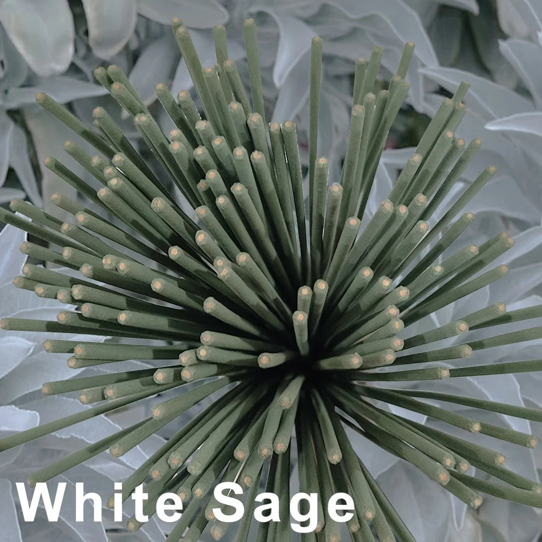 20pcs White Rat Tail Grass Incense Sticks – Yoga & Meditation Incense Sticks Nixie