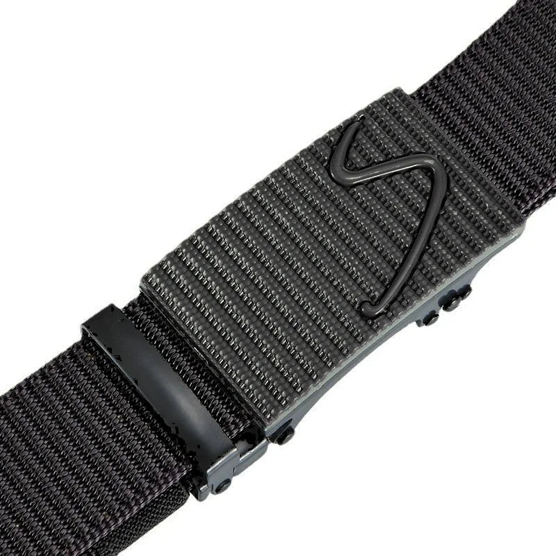 Unisex Tactical Canvas Belt – Outdoor Military Style, 120cm Tactical Canvas Belt Nixie