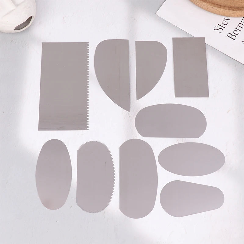 10-Piece Stainless Steel Clay Sculpting & Pottery Scraper Set Clay Sculpting Tools Nixie