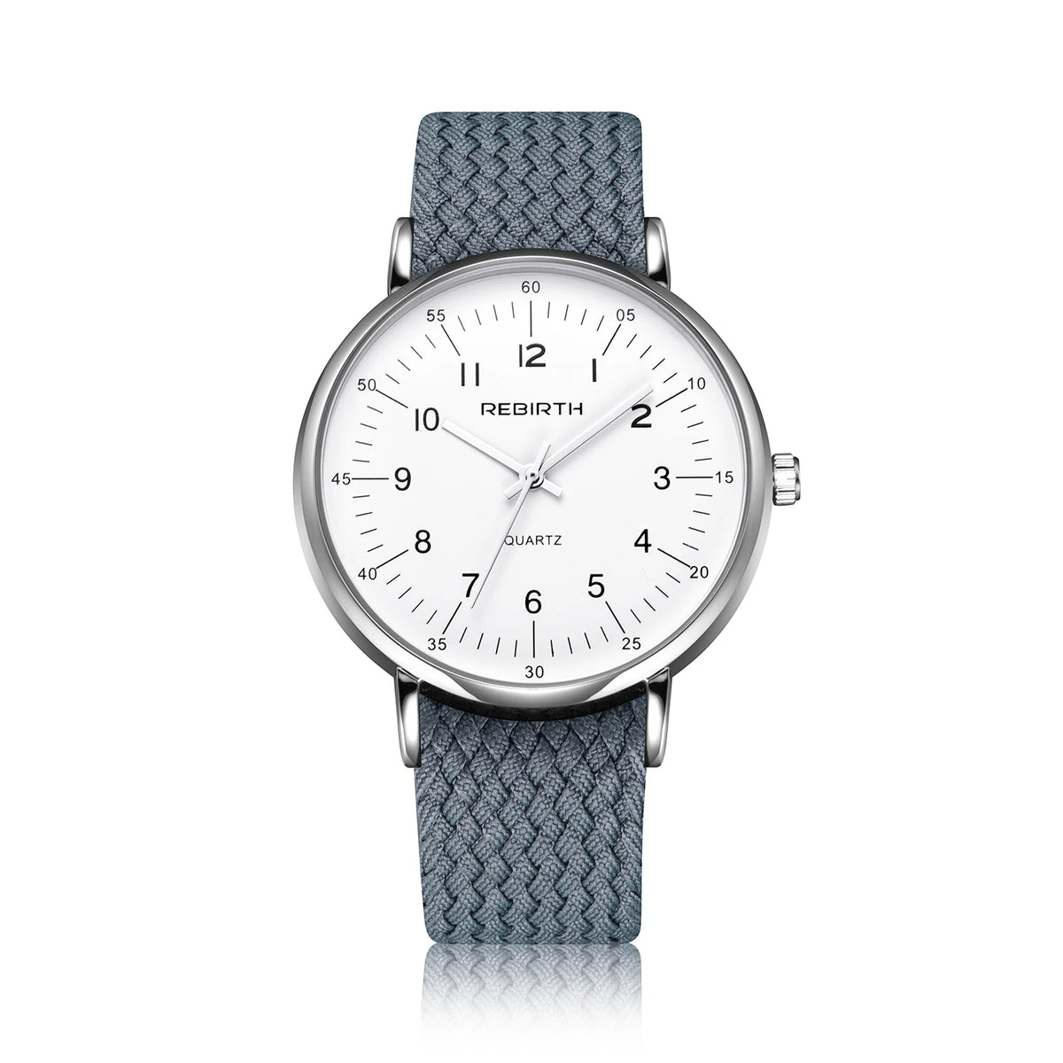 REBIRTH Casual Quartz Watch | Nylon Band, Water Resistant Quartz Wristwatch Nixie SKY BLUE