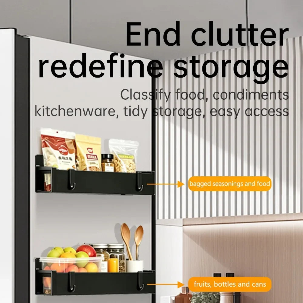 Magnetic Spice Rack Organizer – Fridge, Oven & Air Fryer Magnetic Spice Rack Nixie
