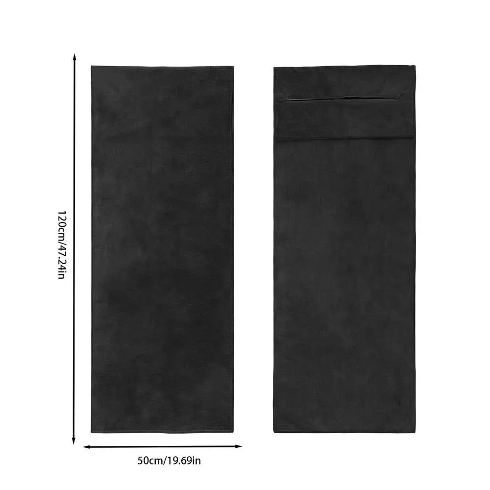Microfiber Gym Towel – Quick Dry, Absorbent with Zip Pocket