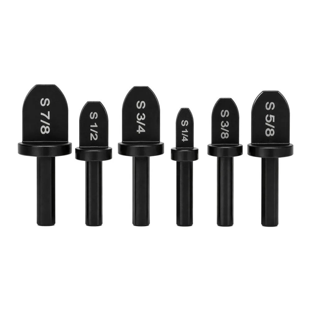 6-Piece Bearing Steel Pipe Swaging Tool Set – 1/4" to 7/8" Pipe Swaging Tool Set Nixie