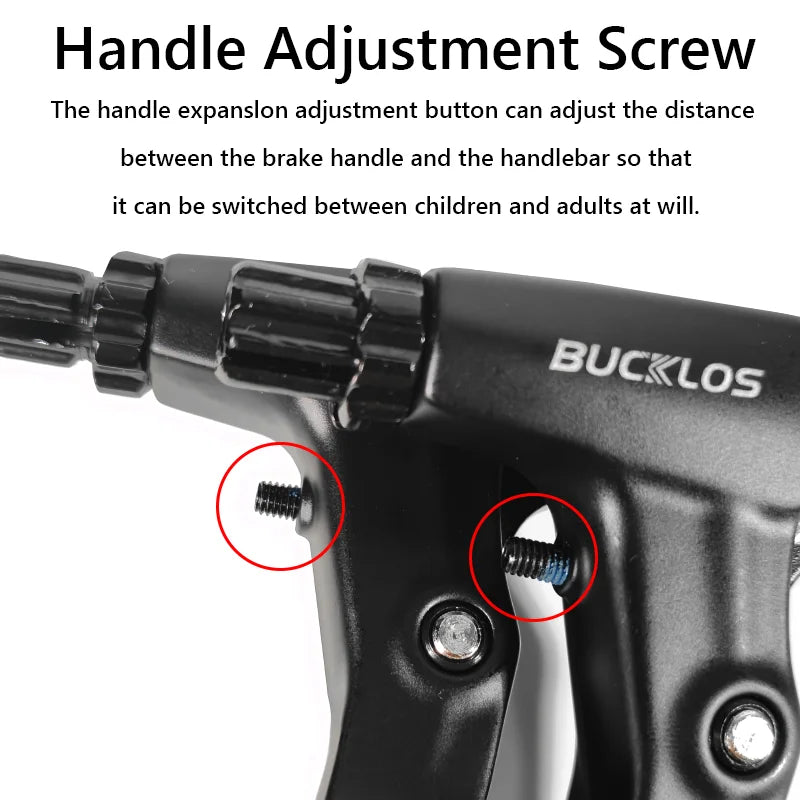 BUCKLOS MTB Aluminum Disc Brake Levers – V-Brake Compatible Pair Bike Brake Levers Nixie