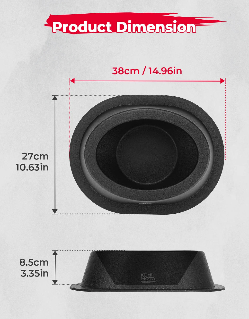 6x9 Speaker Pod Enclosures Pair – UTV, RV, Car & Boat Speaker Pod Enclosure Nixie