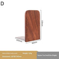 Walnut Wood Bookend Desktop Book Stand – Home Office Organizer Desktop Book Stand Nixie D