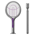 2-in-1 Mosquito Killer Lamp & Electric Swatter USB Rechargeable Electric Mosquito Swatter Nixie retractable style