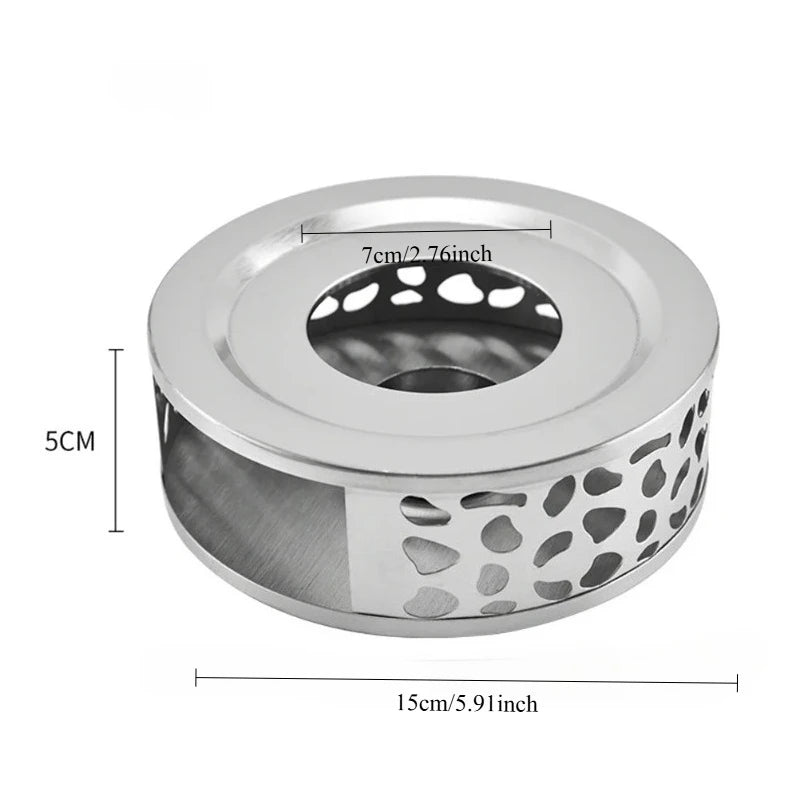 Stainless Steel Tea & Coffee Warmer – Home, Office & Café