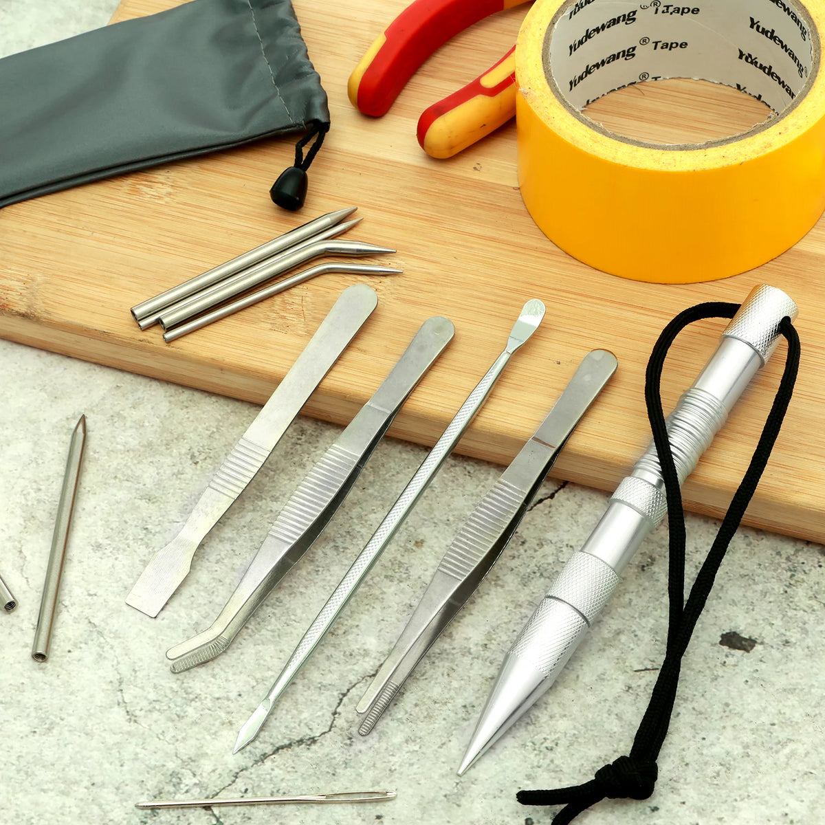 14-Pc Paracord Knotter Tool Kit – Aviation Aluminium Needles Paracord Weaving Kit Nixie
