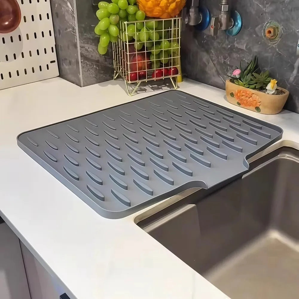 Silicone Kitchen Drain Mat – Heat Resistant & Non-Slip Kitchen Drain Mat Nixie