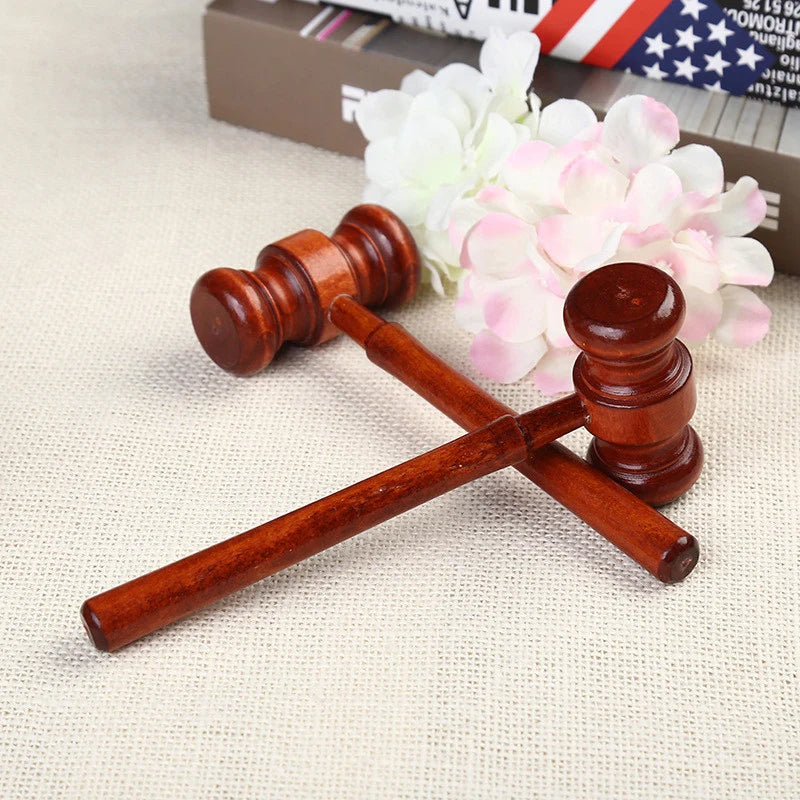 Mini Wooden Gavel Mallet – Judge Lawyer Desk Decoration Wooden Gavel Mallet Nixie 2